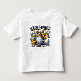 Camiseta De Bebé Cracking Easter Fun