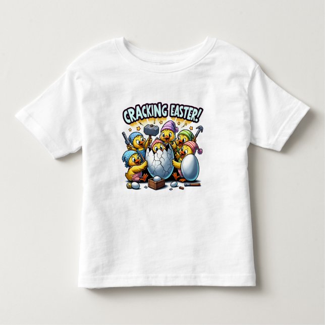 Camiseta De Bebé Cracking Easter Fun (Anverso)