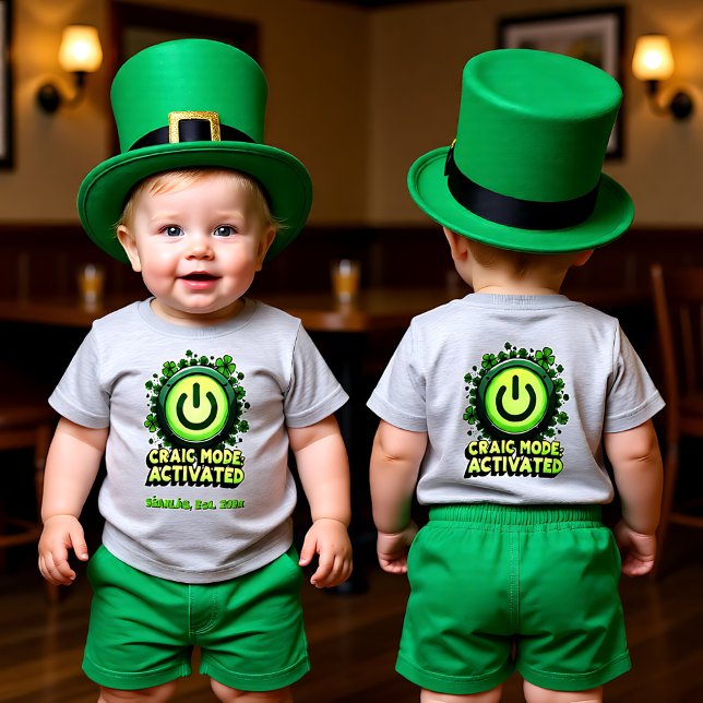 Camiseta De Bebé Craic Commander: [Your Name] Edition (Craic Commander [Your Name] Edition Baby T-Shirt)