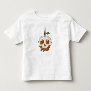 Camiseta De Bebé Cráneo de Apple Caramel, dulce y mortal