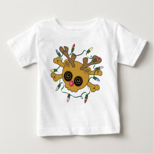 Camiseta De Bebé Cráneo de renos