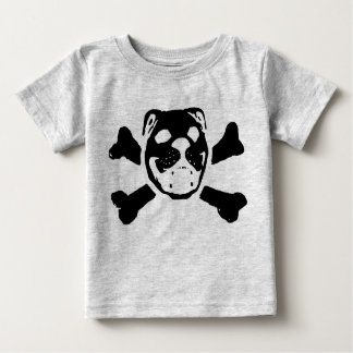 Camiseta De Bebé Cráneo del bulldog para el bebé