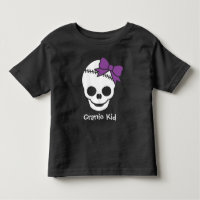 Cranio Kid Chica Skull con morado