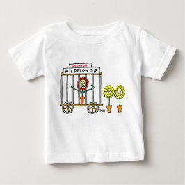 Camiseta De Bebé Cranky Boisterous Funny Personalizado Cute de Flor