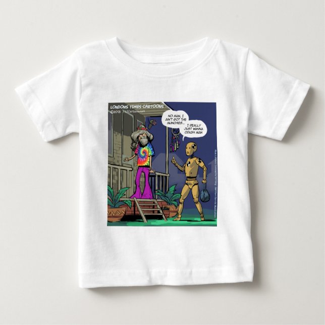 Camiseta De Bebé Crash Test Hippie Funny (Anverso)