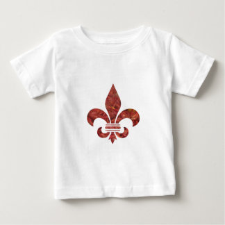 Camiseta De Bebé Crawfish Fleu de Lis