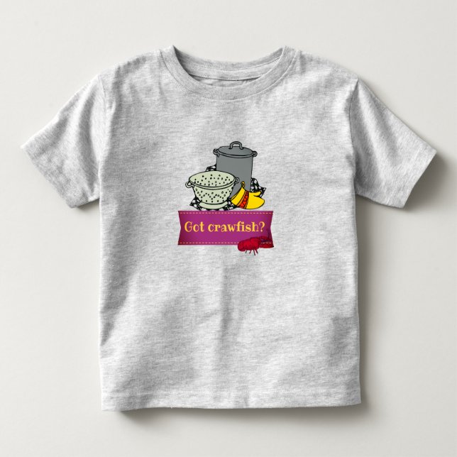 Camiseta De Bebé Crawfish Hervir (Anverso)