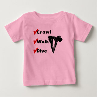 Camiseta De Bebé Crawl Walk Dive