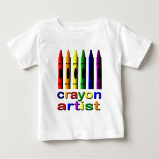 Camiseta De Bebé Crayon Crayons Artist Infant T-Shirt