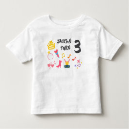 Camiseta De Bebé Crayón Editable Estilo – Cumpleaños Diva Estrella 