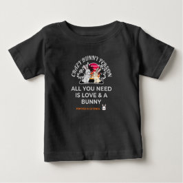 Camiseta De Bebé Crazy Bunny Person
