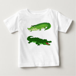 Camiseta De Bebé Crazy Croc Duo"