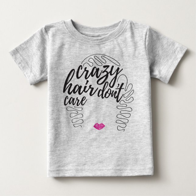 Camiseta De Bebé Crazy Hair (Anverso)