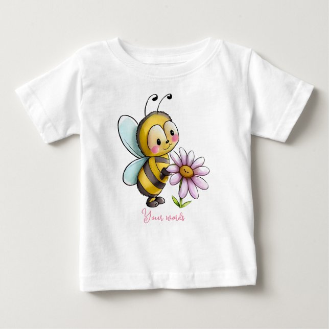 Camiseta De Bebé Crea tu propia abeja y marimacho (Anverso)