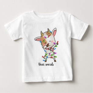Camiseta De Bebé Crea tu propia cabra de Navidades de abalanzamient