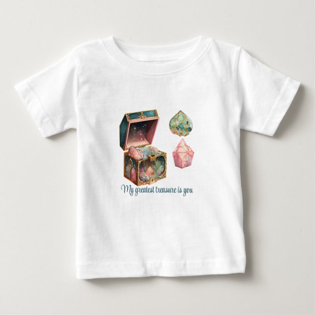 Camiseta De Bebé Crea tu propia caja mágica y cristales (Anverso)