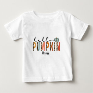 Camiseta De Bebé Crea tu propia Calabaza de saludo