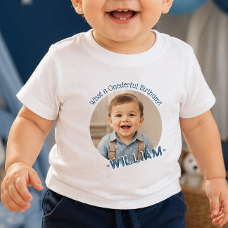 Camiseta De Bebé Crea tu propia camiseta Onederful cumpleaños bebé