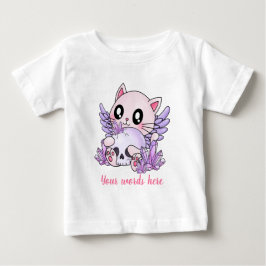 Camiseta De Bebé Crea tu propia Chibi Skull & Kitten