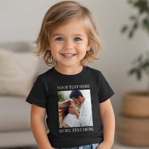Camiseta De Bebé Crea tu propia foto y texto
