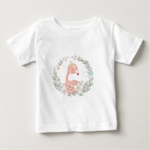Camiseta De Bebé Crea tu propia guirnalda de princesa flamenca