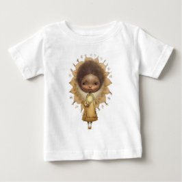 Camiseta De Bebé Crea Tu Propia Niña Girasol Adorable