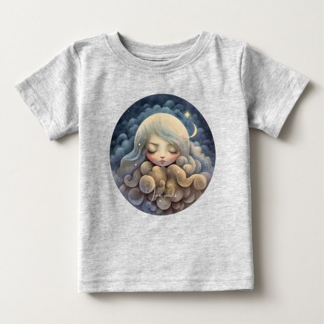 Camiseta De Bebé Crea tu propia Titania soñando en las nubes (Anverso)