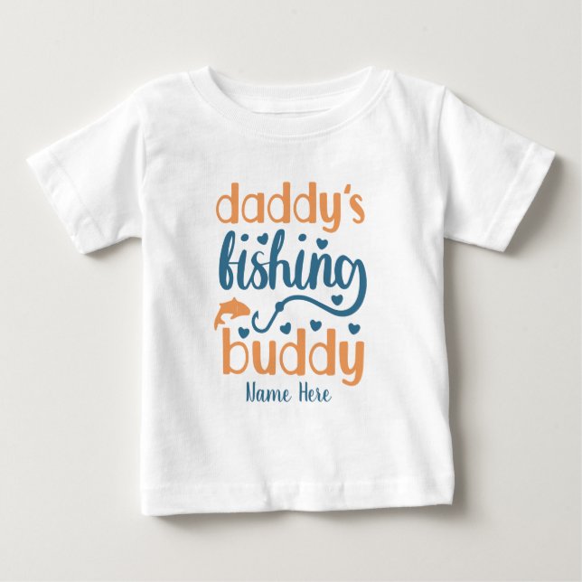 Camiseta De Bebé Crea tu propio amigo pescador de papá (Anverso)