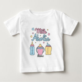 Camiseta De Bebé Crea tu propio bebé adicto a la leche