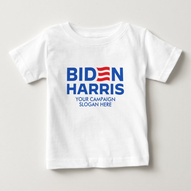 Camiseta De Bebé Crea tu propio Biden Harris 2024 (Anverso)