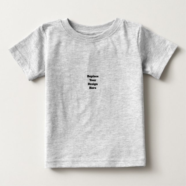 Camiseta De Bebé Crea tu propio blanco  (Anverso)