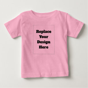 Camiseta De Bebé Crea tu propio blanco