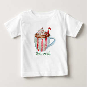 Camiseta De Bebé Crea tu propio cacao picante de menta deliciosa