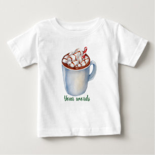Camiseta De Bebé Crea tu propio chocolate caliente de menta delicio