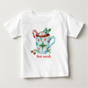 Camiseta De Bebé Crea tu propio chocolate caliente festivo