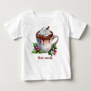 Camiseta De Bebé Crea tu propio chocolate caliente navideño