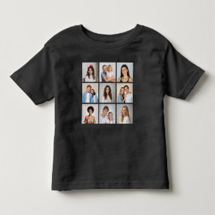 Camiseta De Bebé Crea tu propio collage de 9 fotos