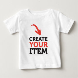 Camiseta De Bebé CREA-TU-PROPIO Diseño personalizado sube tu diseño