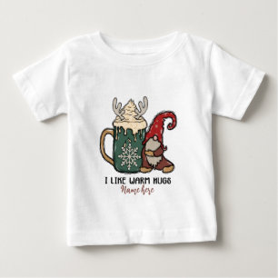 Camiseta De Bebé Crea Tu Propio Me Gusta El Cálido Abrazo