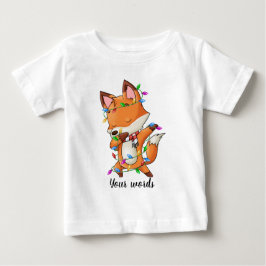 Camiseta De Bebé Crea tu propio Navidad de Dabbing Fox