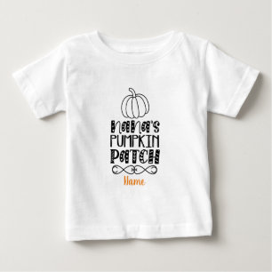 Camiseta De Bebé Crea tu propio parche de calabaza de Nana