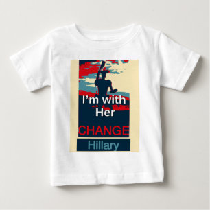 Camiseta De Bebé Crea tu propio y colorido cambio que estoy con ell