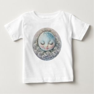 Camiseta De Bebé Crea tus propias lunas pacíficas en nubes