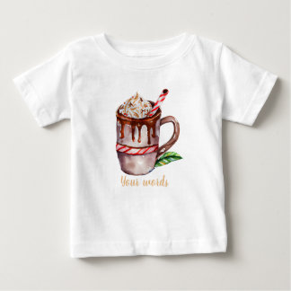 Camiseta De Bebé Crea tus propios Navidades Candy Cane Chocolate ca