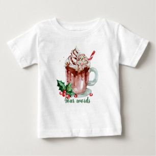 Camiseta De Bebé Crea tus propios Navidades Peppermint Chocolate ca