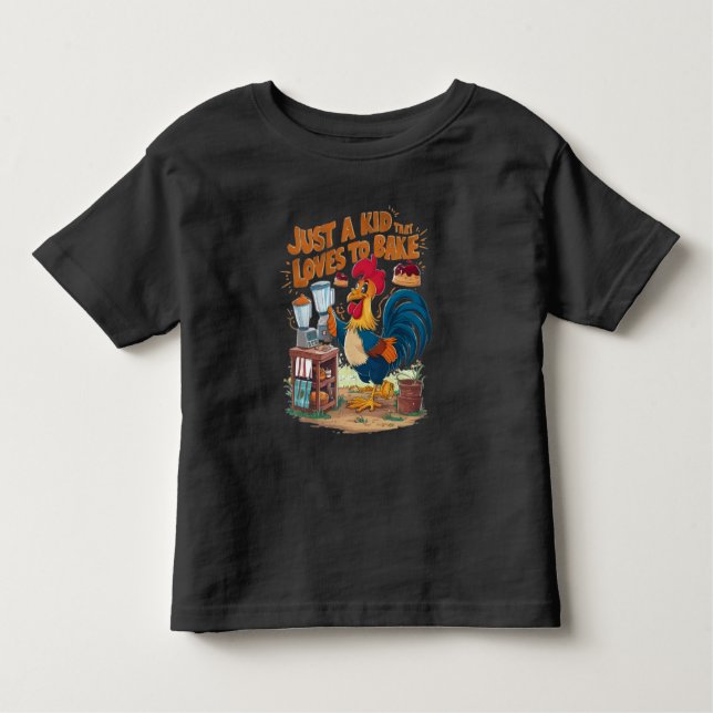 Camiseta De Bebé Creación culinaria de pasteles de pollo (Anverso)