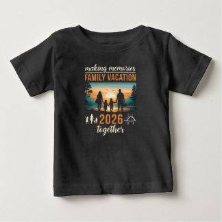 Camiseta De Bebé Creando Recuerdos Vacaciones Familiares 2026 Junto