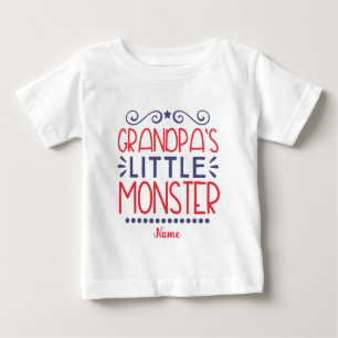 Camiseta De Bebé Crear el pequeño monstruo de tu propio abuelo