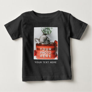 Camiseta De Bebé Crear su propia foto y texto Personalizado