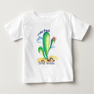 Camiseta De Bebé Crear su propio Cactus de Desierto Divertido